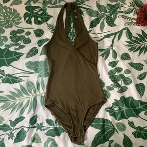Women’s Abercrombie and Fitch Ribbed Body Suit, XS
